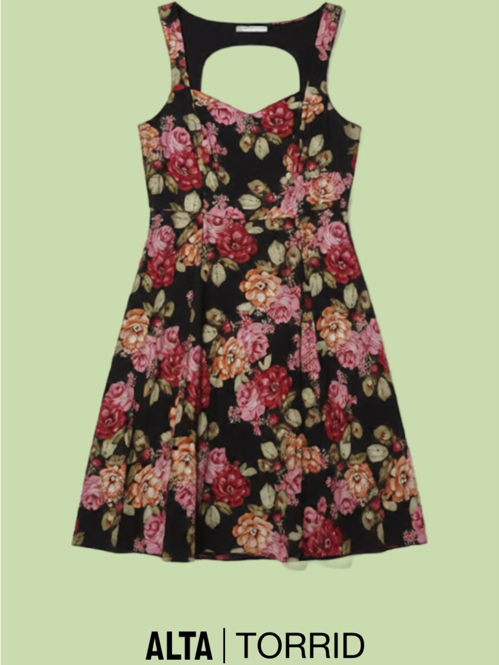 Floral Retro swing dress